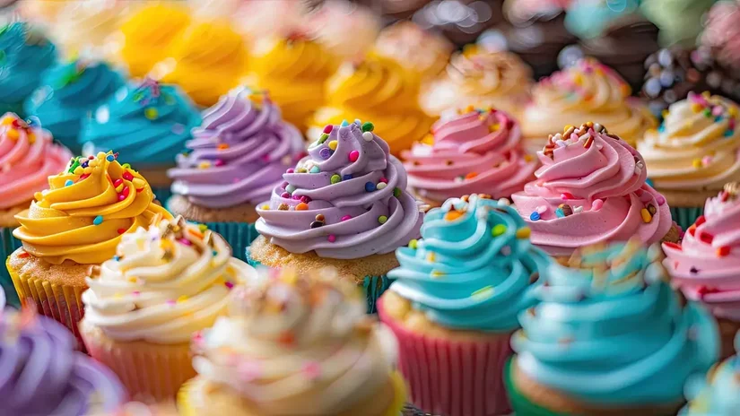 Colorful Cupcakes